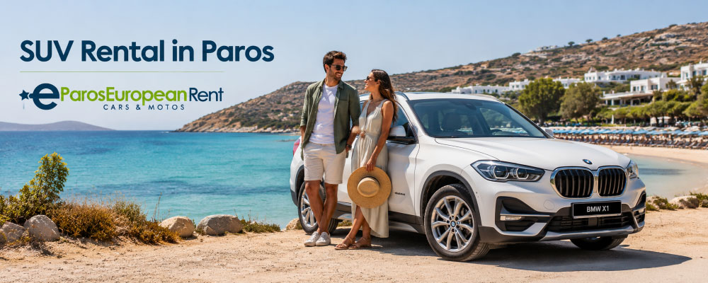 SUV-Mietwagen auf Paros | Komfort & Sicherheit