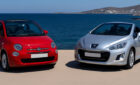 Ανακαλύψτε τα Cabrio Αυτοκίνητα Fiat 500 και Peugeot 308 στην Πάρο με την Paros European Rent!