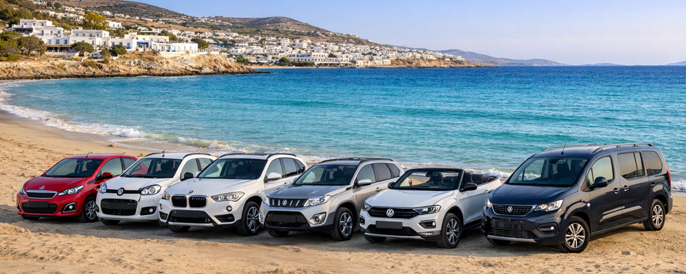 Ενοικίαση Αυτοκινήτου στην Πάρο 2026