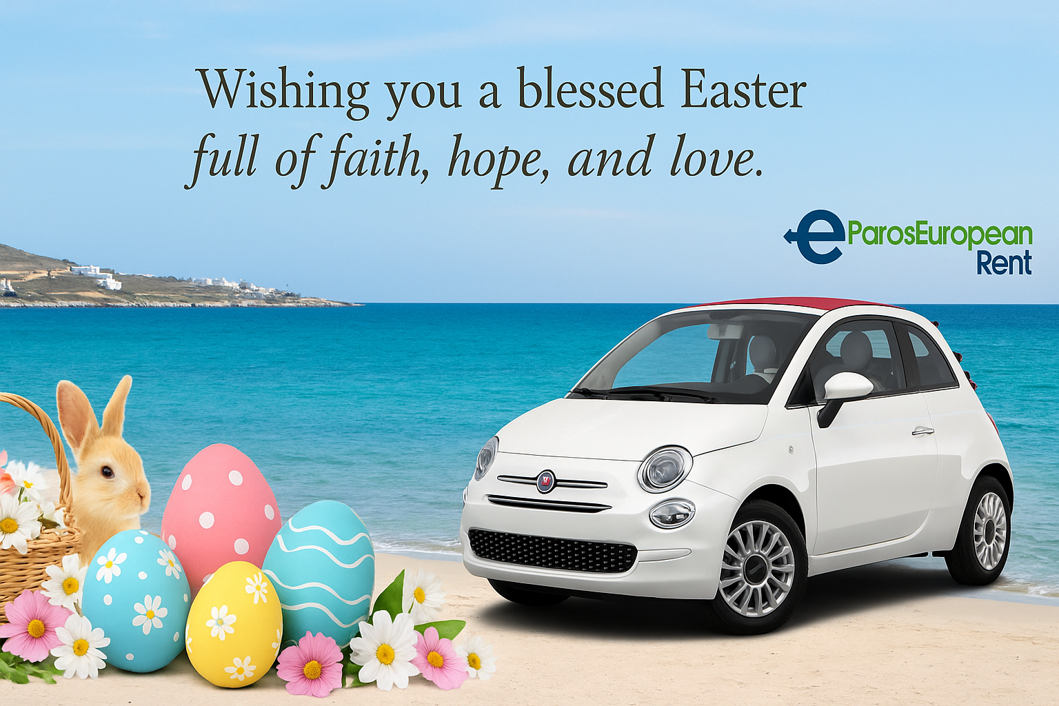Vœux de Pâques de la part de Paros European Rent