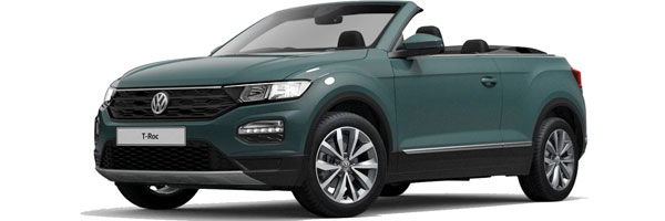 Volkswagen T-ROC Cabrio car rental in Paros